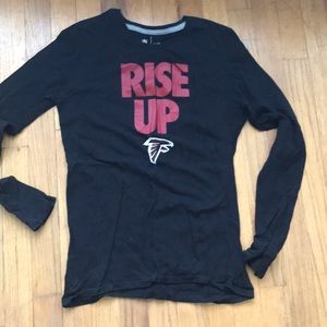 Long sleeve “rise up” falcons shirt